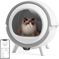 🐱 smart self-cleaning cat litter box by frapow - extra large cabin, weight sensor, app control timer, safety protection, washable cleaning cabin logo