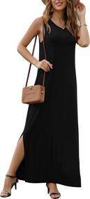 img 1 attached to GRECERELLE Sleeveless Racerback Dresses Black Medium Women's Clothing ~ Dresses