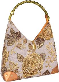 img 3 attached to Embroidery Embroidered Handbag Shoulder Vintage Bag Women's Handbags & Wallets : Shoulder Bags