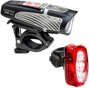 img 4 attached to Upgrade Your Bike'S Visibility With NiteRider Lumina Pro 1300 And Omega 330 EVO Combo - USB Rechargeable, Water Resistant LED Front Light For Mountain, Road, And City Commuting