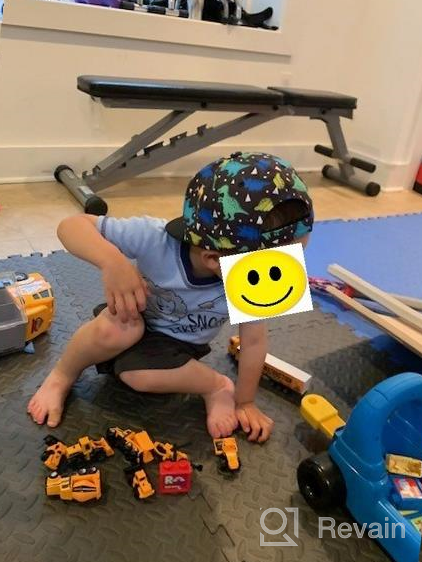 img 1 attached to Outdoor Boys' Accessories: Adjustable Toddler Trucker Baseball Cap review by Juan White