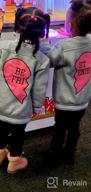 img 1 attached to ❤️ Fleece Jacket for Toddler Girls and Boys: Long Sleeve Outerwear with Best Friend Heart Print review by Robby Agrawal