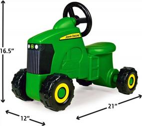 img 1 attached to Green John Deere Sit 'N Scoot Activity Tractor Ride On Toy For Kids 18 Months And Up: Optimized For Search Engines