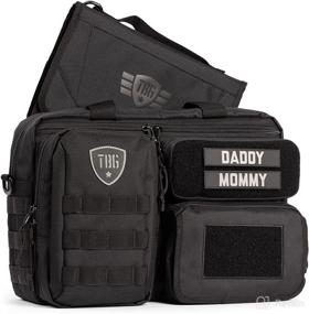 img 4 attached to Tactical Diaper Bag for Dads - TBG Mens Diaper Bag with Changing Mat & Stroller Straps