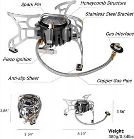 img 3 attached to Bulin Ultralight Camping Stove - Windproof And Adjustable For Outdoor Adventures