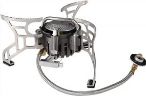img 4 attached to Bulin Ultralight Camping Stove - Windproof And Adjustable For Outdoor Adventures