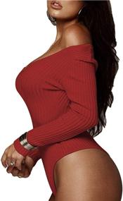 img 1 attached to 👗 Stretchy Women's Jumpsuits Bodysuit – Weigou Collection