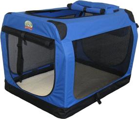 img 4 attached to 🐶 20-Inch Soft Crate for Pets by Go Pet Club