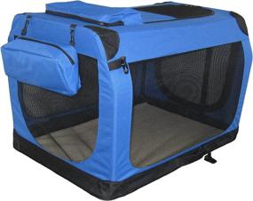 img 3 attached to 🐶 20-Inch Soft Crate for Pets by Go Pet Club