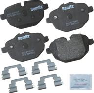 🔷 bendix premium copper free cfc1473 ceramic brake pad kit (including rear installation hardware) логотип