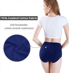 img 2 attached to Soft And Breathable Women'S Cotton Full Briefs With High Waist For Maximum Comfort - Available In Multipacks From Wirarpa