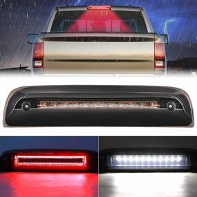 img 4 attached to Chevy Silverado GMC Sierra 2014-2018 3Rd Brake Light LED Cab Cargo High Mount Stop Light With Seal Gasket