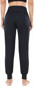 img 1 attached to Женские спортивные штаны для йоги с карманами и высокой талией Lingswallow - удобные джоггеры для тренировок