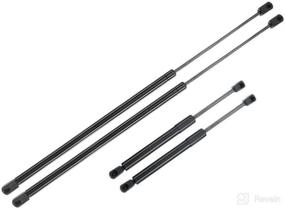 img 4 attached to 🔧 High-Quality Set of 4 Rear Window Glass and Tailgate Lift Support Gas Struts Spring for Chevrolet Trailblazer GMC Envoy Oldsmobile Saab Isuzu Buick: Ultimate Durability and Functionality