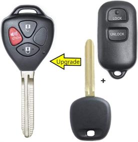 img 3 attached to Beefunny Remote Key Fob 303MHz 4C: Upgraded for Toyota Tacoma 1995-2004