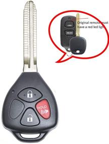 img 4 attached to Beefunny Remote Key Fob 303MHz 4C: Upgraded for Toyota Tacoma 1995-2004