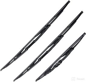 img 3 attached to 🚗 OTUAYAUTO Full Size Land Rover Range Rover Front and Rear Windshield Wiper Blade Kit - DKC000040 LR012047 Replacement