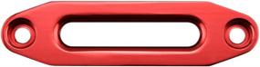 img 4 attached to 🔴 High-Grade Aluminum Hawse Fairlead for ATV UTV Truck - Astra Depot Red 4 4/5", compatible with KFI Ramsey 3000lbs-4000lbs Synthetic Winch Rope