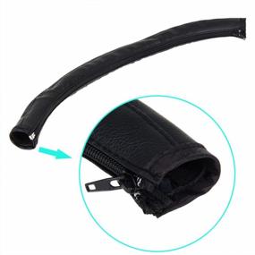 img 4 attached to Protect Your Stroller Handles With Artificial Leather Sleeve Covers - Compatible With Babyzen YOYO+ And YOYO2