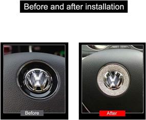 img 1 attached to JALII Compatible Volkswagen Accessories Decoration