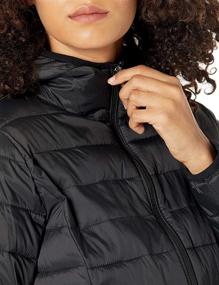 img 2 attached to 🧥 Affordable Amazon Essentials Women's Lightweight Packable Coats, Jackets & Vests - Water Resistant & Stylish