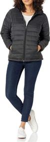 img 1 attached to 🧥 Affordable Amazon Essentials Women's Lightweight Packable Coats, Jackets & Vests - Water Resistant & Stylish