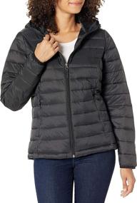 img 4 attached to 🧥 Affordable Amazon Essentials Women's Lightweight Packable Coats, Jackets & Vests - Water Resistant & Stylish