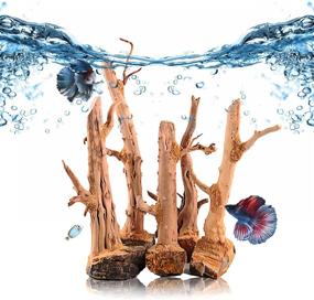 img 4 attached to Декоративные ветви для аквариума Tfwadmx Driftwood