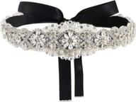 yanstar handmade rhinestone crystal wedding women's accessories : belts logo