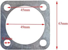 img 2 attached to Красная головка цилиндра JRL CNC Racing для двигателя 66cc/80cc.