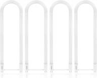 upgrade to efficient and energy-saving lighting with luxrite u bend led tube light (4 pack) logo