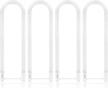 upgrade to efficient and energy-saving lighting with luxrite u bend led tube light (4 pack) logo