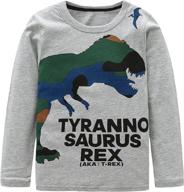 🦖 cotton t shirts with dinosaur graphics - howjojo boys' clothing for tops, tees & shirts logo