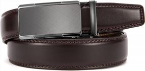 img 2 attached to CHAOREN Click Belt For Men - Mens Dress Belt 1 1/4" Ratchet Belt - Micro Adjustable Belt Fit Everywhere
