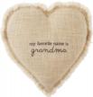 mud pie grandma heart pillow logo