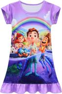 👗 wnqy princess cartoon shirtdress for toddlers - girls' clothing - dresses logo