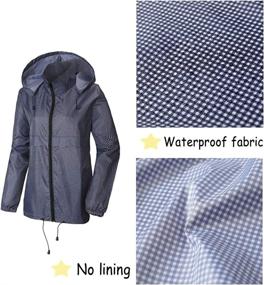 img 3 attached to Women's Packable Lightweight Windbreakers - SUNDAY ROSE Coats, Jackets & Vests