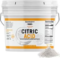 🍋 unpretentious baker citric acid (1 gallon) - ideal for cooking, cleaning & safe food preparation - natural, non-gmo, chemical-free logo