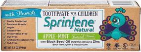 img 2 attached to SprinJene Natural Protection Toothpaste Apple Mint