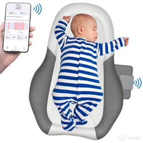 img 4 attached to 👶 Advanced Baby Breathing Monitor with Mat - Monitor Baby's Vital Signs, Sleep Analysis, and App-Enabled Safety Alerts for Newborns 1-6 Months