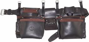 img 1 attached to Pro Framers 15 Pocket Tool Belt With Top Grain Oil Tanned Leather - Graintex OD2557 (Set Of 4)