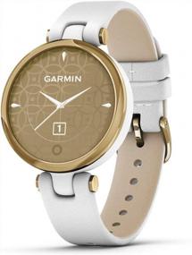 img 3 attached to Garmin Lily Classic Women'S Fitness Smartwatch Gift Box Bundle - Light Gold/White Color With Car/Wall Adapters, Hard Case, Stylish Design, And Health Tracking Features (010-02384-A3)