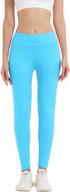 miaiulia women's high waisted yoga leggings: solid colored athletic pants for costume parties & more! logo