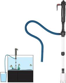 img 3 attached to Electric Aquarium Fish Tank Water Changer by Geevorks - Enhanced Gravel Cleaning Abilities