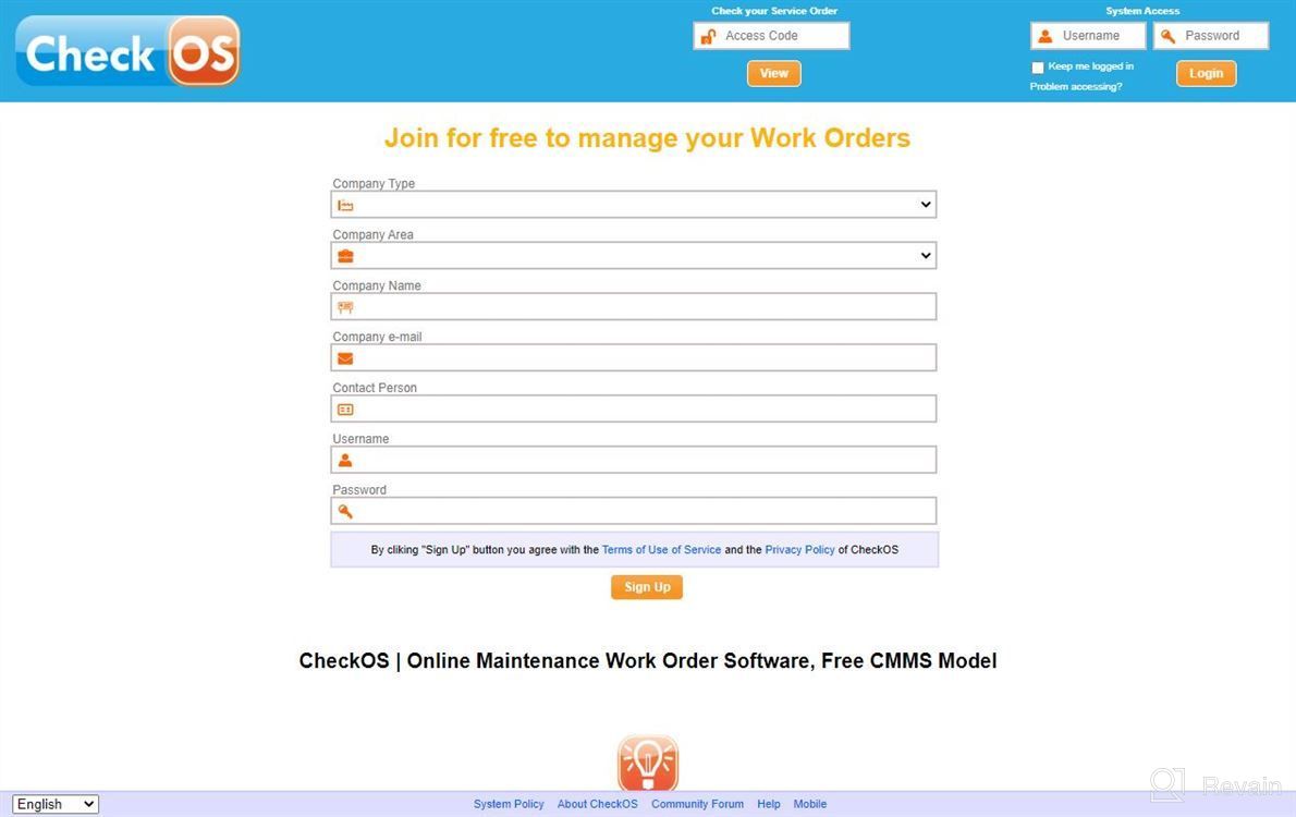 img 1 attached to CheckOS Free Work Order Software review by Shalom Germann