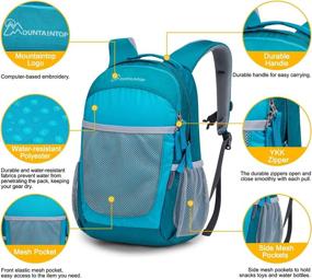 img 2 attached to 🎒 Kids Backpack: Mountaintop School, Camping, and Travel Bag