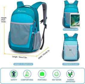 img 3 attached to 🎒 Kids Backpack: Mountaintop School, Camping, and Travel Bag