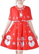 christmas holiday girls' clothing - dresses with dress cloak for girls logo