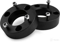 🚀 enhance your ford f150: front leveling lift kit 2-2" strut spacers extension kits in sleek black - compatible with ford f150 2004-2017 логотип