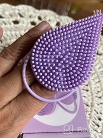 img 8 attached to Avilana Dual-Sided Silicone Facial Scrubber - Exfoliating And Cleansing Brush For All Skin Types - Manual 2-In-1 Face Scrubber And Exfoliator - Deeply Cleanses With Pure Silicone - Pink